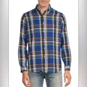 Polo by Ralph Lauren Logo Plaid Shirt - Size Small